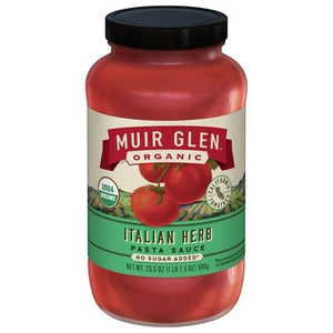 Muir Glen Pasta Sauce Organic Italian Herb Og2 12/23.5 OZ [UNFI #2907228] [ebt]