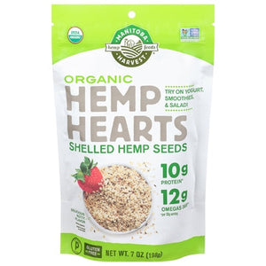 Manitoba Harvest Hemp Seeds Shelled Organic Og2 1/7 OZ [UNFI-CARLISLE #1508134] [ebt]