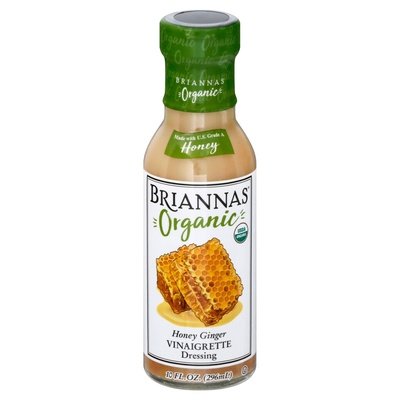 Briannas Dressing Vinaigrette Honey Ginger Og2 6/10 OZ [UNFI #2412484] [ebt]