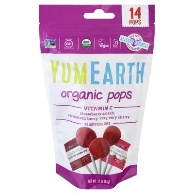 Yumearth Pops Organic Strawberry Smash Razzmatazz Berry Very Very Cherry Og2 6/3 OZ [UNFI-CARLISLE #274746] [ebt]