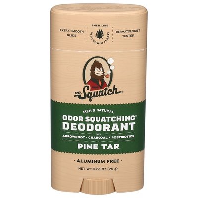 Dr Squatch Deodorant Odor Squatching Pine Tar 1/2.65 OZ [UNFI-CARLISLE #3038916] T