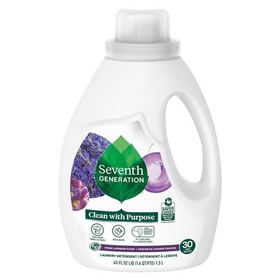 Seventh Generation Laundry Detergent Fresh Lavender Scent 6/45 OZ [UNFI #2865467] T