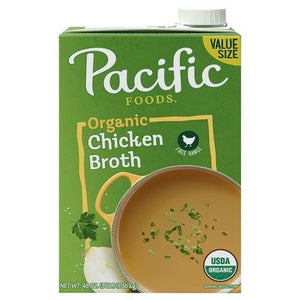 Pacific Foods Chicken Broth Organic Value Size Og2 8/48 OZ [UNFI #2997575] [ebt]
