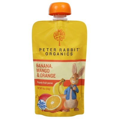 Peter Rabbit Organics Fruit Puree Organic Banana Mango & Orange Og2 10/4 OZ [UNFI #566836] [ebt]