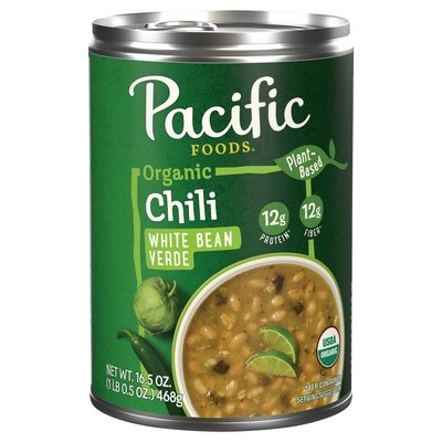 Pacific Foods Soup Organic Wheat Bean Verde Chili Og2 12/16.5 OZ [UNFI #2886570] [ebt]
