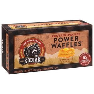 Kodiak Cake Power Waffles Protein-Packed Buttermilk & Vanilla 8/13.4 oz [UNFI #2185056 ] [ebt]