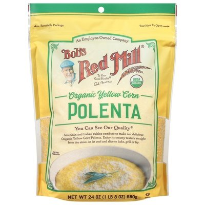 Bobs Red Mill Polenta Organic Yellow Corn Og2 4/24 OZ [UNFI #2486561] [ebt]