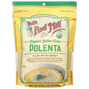 Bobs Red Mill Polenta Organic Yellow Corn Og2 4/24 OZ [UNFI #2486561] [ebt]