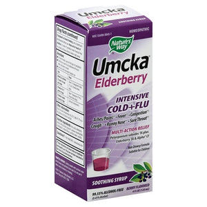 Natures Way Intensive Cold + Flu Soothing Syrup Berry Flavored 1/4 OZ [UNFI-CARLISLE #2039857]