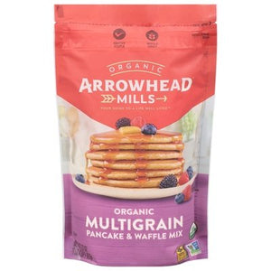 Arrowhead Mills Pancake & Waffle Mix Organic Multigrain Og2 6/22 OZ [UNFI #2901627] [ebt]