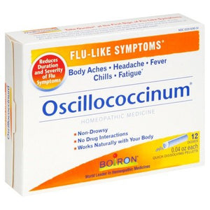 Boiron Oscillococcinum Flu-Like Symptoms Quick-Dissolving Pellets 1/12 DOSE [UNFI-CARLISLE #295337]