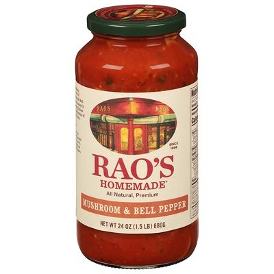 Raos Sauce Mushroom & Bell Pepper 12/24 OZ [UNFI #0454231] [ebt]