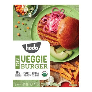 Hodo Foods Veggie Burger Tofu Og2 6/2/4 OZ [UNFI #1956523] [ebt]