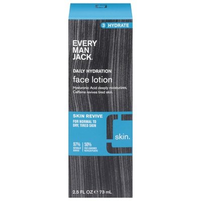 Every Man Jack Face Lotion Skin Revive 1/2.5 OZ [UNFI-CARLISLE #2835601] T