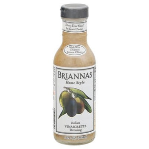 Briannas Dressing Italian Vinaigrette Home Style 6/12 OZ [UNFI #1698521] [ebt]