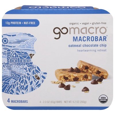 Gomacro Macrobars Oatmeal Chocolate Chip Og2 7/4/2.3 OZ [UNFI #2662831] [ebt]