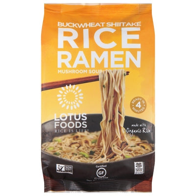 Lotus Foods Rice Ramen Buckwheat Shiitake Og3 10/2.8 OZ [UNFI-CARLISLE #1720051] [ebt]