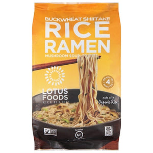 Lotus Foods Rice Ramen Buckwheat Shiitake Og3 10/2.8 OZ [UNFI-CARLISLE #1720051] [ebt]