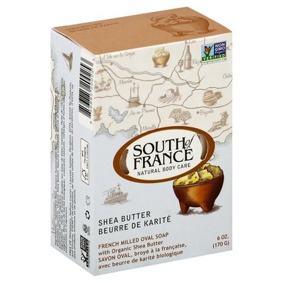 South Of France Oval Soap French Milled Shea Butter 1/6 OZ [UNFI-CARLISLE #1706076] T