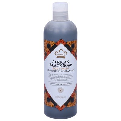 Nubian Heritage Body Wash African Black Soap 1/13 OZ [UNFI-CARLISLE #917997] T