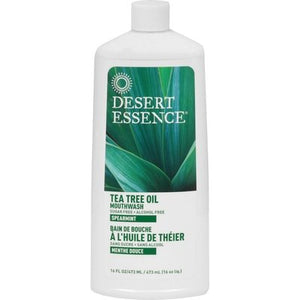 Desert Essence Mouthwash Tea Tree Oil Spearmint 1/16 OZ [UNFI-CARLISLE #583443] T