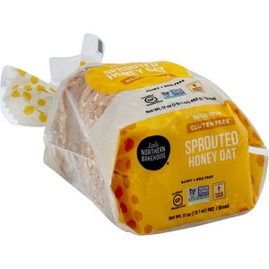Little Northern Bakehouse Bread Gluten Free Sprouted Honey Oat 6/17 OZ [UNFI #2351765] [ebt]