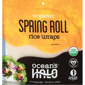 Oceans Halo Spring Roll Rice Wraps Og2 12/4.2 OZ [UNFI #2958882] [ebt]