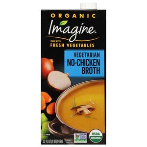Imagine Foods No-Chicken Broth Organic Vegetarian Og2 6/32 OZ [UNFI #2821536] [ebt]