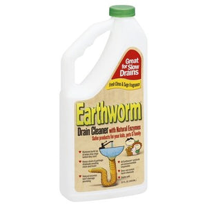 Earthworm Drain Cleaner With Natural Enzymes Fresh Citrus & Sage Fragrance 6/32 OZ [UNFI #699488] T