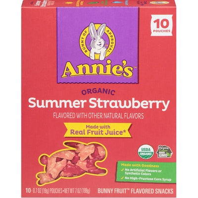 Annies Homegrown Summer Strawberry Og2 8/7 OZ [UNFI #2782977] [ebt]