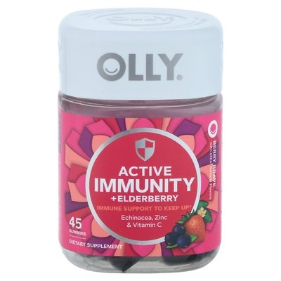 Olly Active Immunity + Elderberry Gummies Berry Brave 3/45 CT [UNFI-CARLISLE #2999936]
