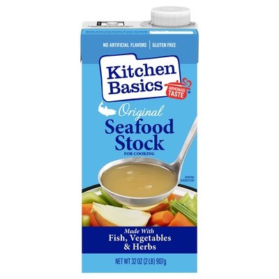 Kitchen Basics Seafood Stock Original 12/32 OZ [UNFI #484089] [ebt]