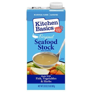 Kitchen Basics Seafood Stock Original 12/32 OZ [UNFI #484089] [ebt]