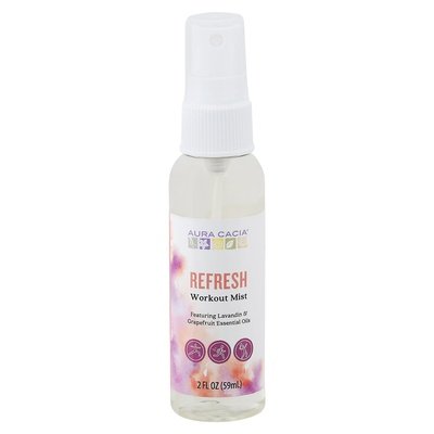 Aura Cacia Workout Mist Refresh 1/2 OZ [UNFI-CARLISLE #2745776] T
