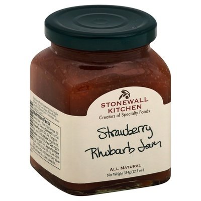 Stonewall Kitchen Jam Strawberry Rhubarb 12/12.5 OZ [UNFI #154237] [ebt]
