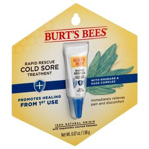 Burts Bees Cold Sore Treatment Rapid Rescue 3/.07 OZ [UNFI-CARLISLE #2845907] T