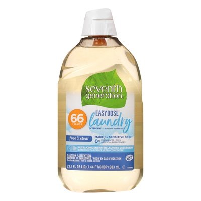 Seventh Generation Laundry Detergent Free & Clear 6/23.1 OZ [UNFI #2519775] T