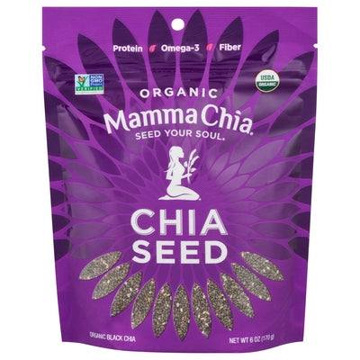 Mamma Chia Chia Seed Organic Black Og1 8/6 OZ [UNFI #1751163] [ebt]