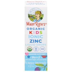 Mary Ruths Ionic Zinc Organic Kids Liquid Drops Berry Og2 1/2 OZ [UNFI-CARLISLE #2701795]