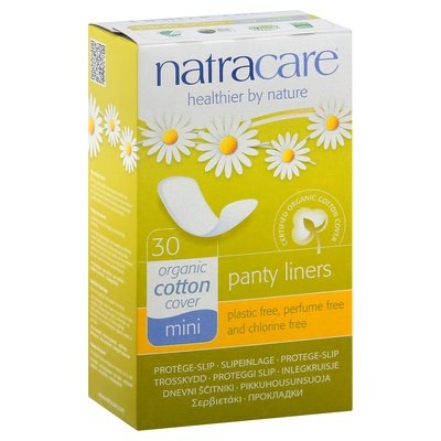 Natracare Panty Liners Organic Cotton Cover Mini 1/30 CT [UNFI-CARLISLE #507764] T