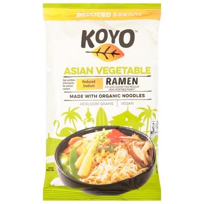 Koyo Ramen Reduced Sodium Asian Vegetable Og3 12/2.1 OZ [UNFI-CARLISLE #1186774] [ebt]