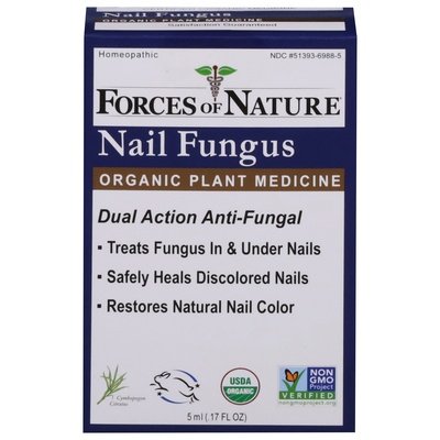 Forces Of Nature Nail Fungus Organic Plant Medicine Og2 1/5 ML [UNFI-CARLISLE #1957505] T