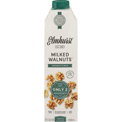 Elmhurst Milked Walnuts Unsweetened 6/32 OZ [UNFI #2366375] [ebt]