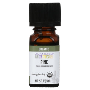 Aura Cacia Pure Essential Oil Organic Pine Og2 1/.25 oz [UNFI-CARLISLE #0325530] T