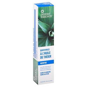 Desert Essence Toothpaste Mint Tea Tree Oil 1/6.25 OZ [UNFI-CARLISLE #654384] T