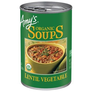 Amys Soups Organic Lentil Vegetable Og2 12/14.5 OZ [UNFI #246272] [ebt]