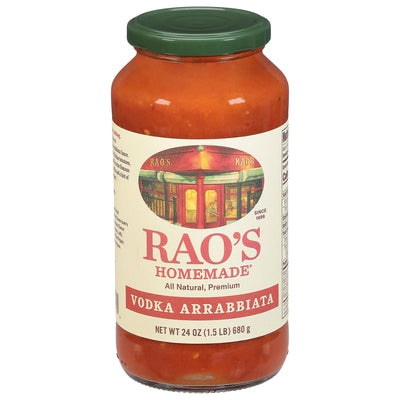 Raos Sauce Vodka Arrabbiata 12/24 oz [UNFI #2953404 ] [ebt]
