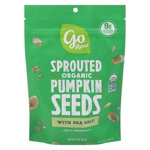 Go Raw Pumpkin Seeds With Sea Salt Organic Sprouted Og2 10/4 OZ [UNFI #2388130] [ebt]