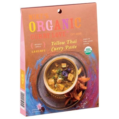 Mikes Organic Curry Love Curry Paste Yellow Thai Mildly Spicy Og2 6/2.8 OZ [UNFI #2082501] [ebt]