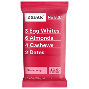 Rxbar Protein Bar Strawberry 12/1.83 OZ [UNFI-CARLISLE #2910743] [ebt]